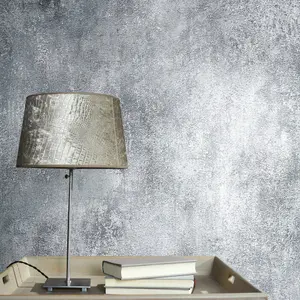 Galerie Industrial Effects Grey/White Glass Stone Marble Wallpaper Roll