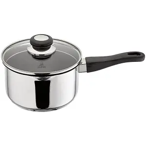 Judge Vista Draining Stainless Steel Non-Stick Saucepan 18cm