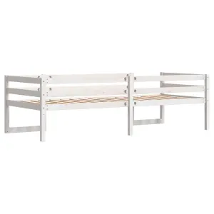 Berkfield Kids' Bed Frame without Mattress White 80x200 cm Solid Wood Pine