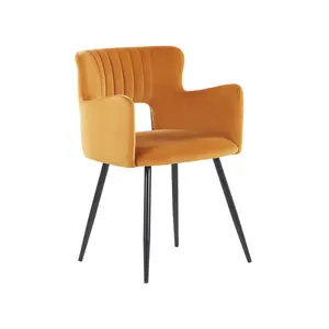 Kirssy Upholstered Dining Chair Orange