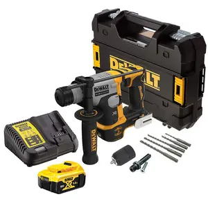 Dewalt DCH172P1 18v Ultra Compact SDS Brushless Hammer Drill +Tstak +Chuck +Bits