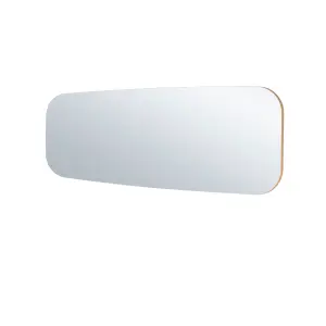 Hoxton Frameless Gold Organic Mirror 119x44cm