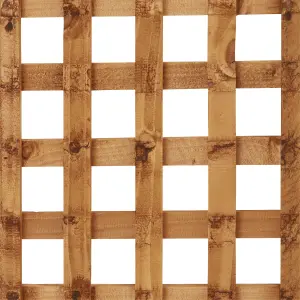 6ft Pine Trellis panel (W)63cm x (H)183cm