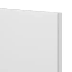 GoodHome Stevia Gloss white Slab Door & drawer 400mm