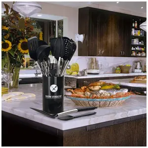 Artechworks 14 Piece Cooking Utensil Set Black