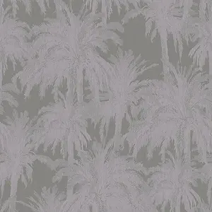 Galerie Ted Baker Eden Purple/Lilac Treetops Design Wallpaper Roll