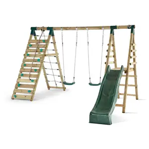 Plum Woolly Monkey II Swing Set