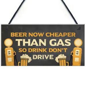 Funny Hanging Home Bar Sign For Man Cave Bar Pub Plaque  Gift For Men