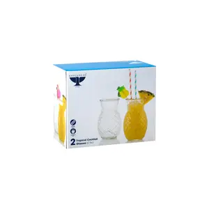 Entertain Pineapple Cocktail Glass 675ml (Set of 2)