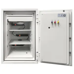 Phoenix Battery Fighter BS0442K Size 2 Battery Storage & Charging Safe with Key Lock