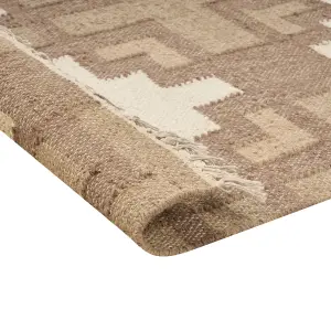 Jute Area Rug 160 x 230 cm Beige KONURTAY