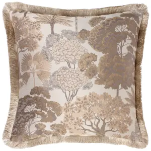 Wylder Woodlands Floral Jacquard Feather Rich Cushion