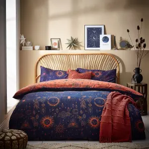 furn. Constellation Celestial Reversible Duvet Cover Set