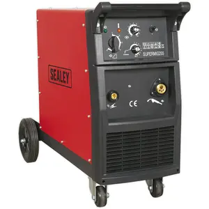 250A MIG Welder with Forced Air Cooling and Non-Live Euro Torch - 230V Power Supply