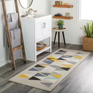 DELANEY Modern Skandi Runner Rug 80 x 220 cm