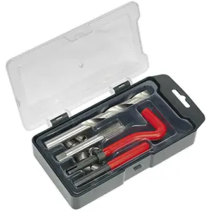 M12 x 1.75mm Premium Thread Repair Kit with Drill Bit and Tap Tool