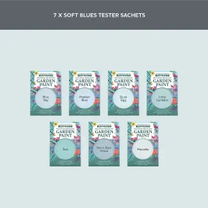 Rust-Oleum Light Blue Gloss Garden Paint Tester Samples - 10ml