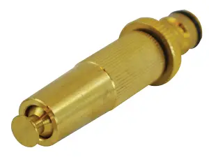 Faithfull SB3013 Brass Adjustable Spray Nozzle 12.5mm (1/2in) FAIHOSENOZZ