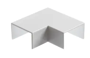 MK White 40mm x Flat 90° Angle joint