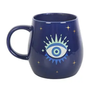 Something Different All Seeing Eye Heat Changing Mug Blue (One Size)