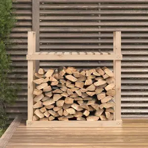 Berkfield Firewood Rack 110x35x108.5 cm Solid Wood Pine