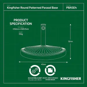 14KG Garden Round Parasol Base