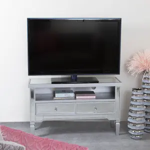 Olympia Mirrored Entertainment Unit / TV Stand