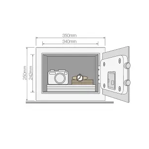 Yale Value Safe - Medium YSV/250/DB2