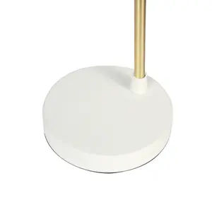 GoodHome Apennin Modern Matt Cream Table light