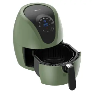 EMtronics Digital Large 4.5L Air Fryer with 60 Minute Timer - Sage Green