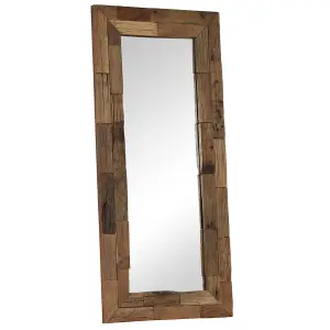 Berkfield Mirror Solid Reclaimed Wood 50x110 cm