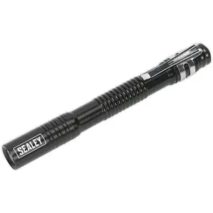 0.5W LED Aluminium Penlight - 2 x AAA Battery Powered - Pocket Sized Torch