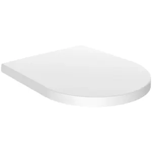 Euroshowers Standard D Shape Soft Close Quick Release Toilet Seat