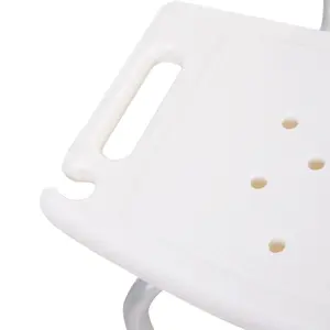 HOMCOM Bath Chair Shower Seat Safety Bathroom Elderly Aids Adjustable Positions