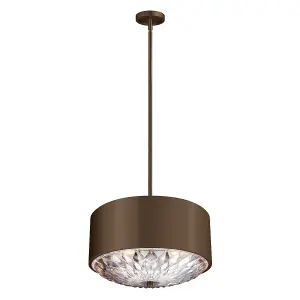 Elstead Botanic 4 Light Ceiling Pendant Brass, E27