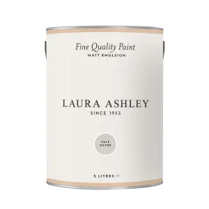 Laura Ashley Pale Silver Matt Emulsion paint, 5L