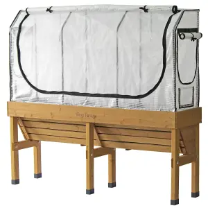 Medium Wall Hugger Greenhouse Frame & Multi-Cover Set