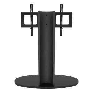 AVF Affinity Chepstow One 93cm Oval Pedestal TV Stand, for TVs 32-65" - Black