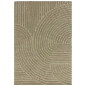 Hague Sage Thick Woolen Rug Hand Tufted Rug 120x170cm for the