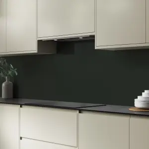 Splashwall Green & Grey Aluminium Splashback, (H)750mm (W)2440mm (T)4mm