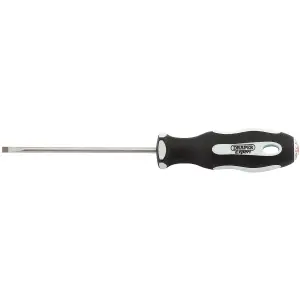 Draper Plain Slot Soft Grip Parallel Tip Screwdriver, 3 x 75mm 34971