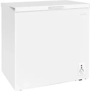 142L Quiet Freestanding Chest Freezer with Adjustable Temperature from -12 to -24 Degrees