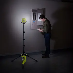 Ryobi ONE+ Tripod Light 18V R18TL-0 Tool Only - NO BATTERY OR CHARGER SUPPLIED