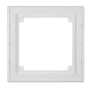 SQUARE air vent with no screws visible cover plate and fly screen,flat back (250mm high x 250mm wide)