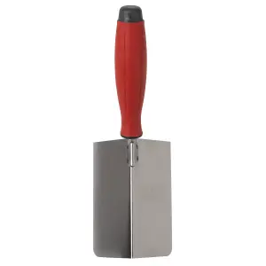 Sealey Stainless Steel External Corner Trowel Rubber Handle 120 x 60mm T1803