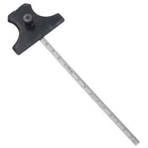 Stainless Steel Ruler Engineers Depth Gauge Metric & Imperial 0-150mm