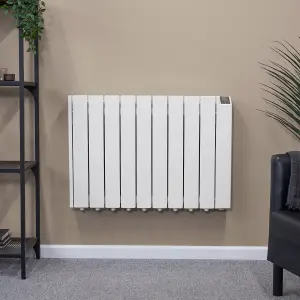 Adam Alba Oil-Filled 1500W Electric Radiator in White