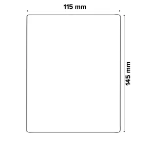 Universal Fit 80 grit Red 1/4 sanding sheet (L)145mm (W)115mm, Pack of 5