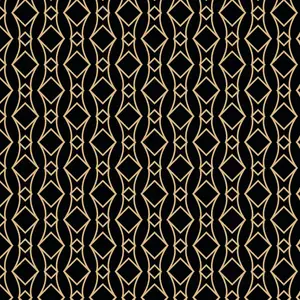 QuoteMyWall Art Deco Geometric Gold Pattern Vinyl Wrap For Furniture & Kitchen Worktops