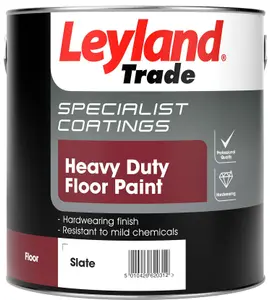 Leyland Trade Heavy Duty Floor Paint  - 2.5 Litre - Slate